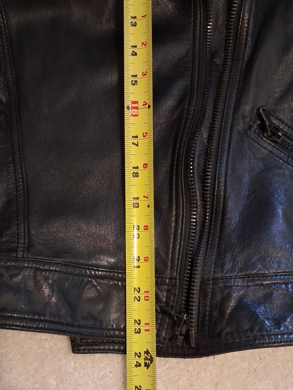 Black Rivet Women's Black Genuine Leather Moto Jacket. Sporty and Sleek. Y2k L - Picture 8 of 15